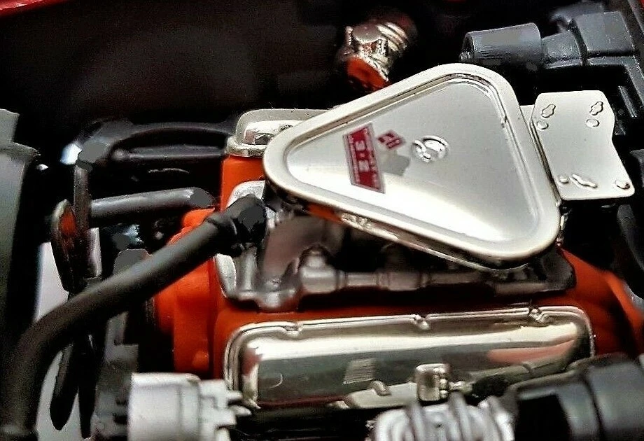 Corvette Chevrolet Race Car Chevy55Racing57Racer1963Custom Built1 18Metal Body12 - Image 4 of 4