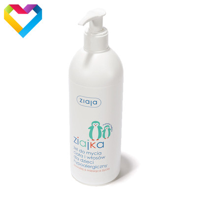 Ziaja Baby Ziajka Body Hair Hypoallergenic Washing Gel Kids