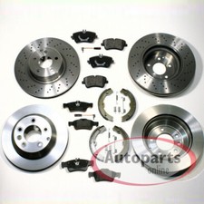 Für Mercedes E Klasse [W212 S212] Bremsscheiben Bremsbeläge Handbremse vorne hin