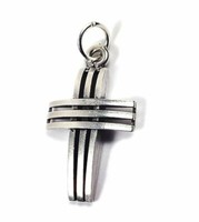 Minott Kreuz AnhäNger Aus Versilbertem Messing 13458