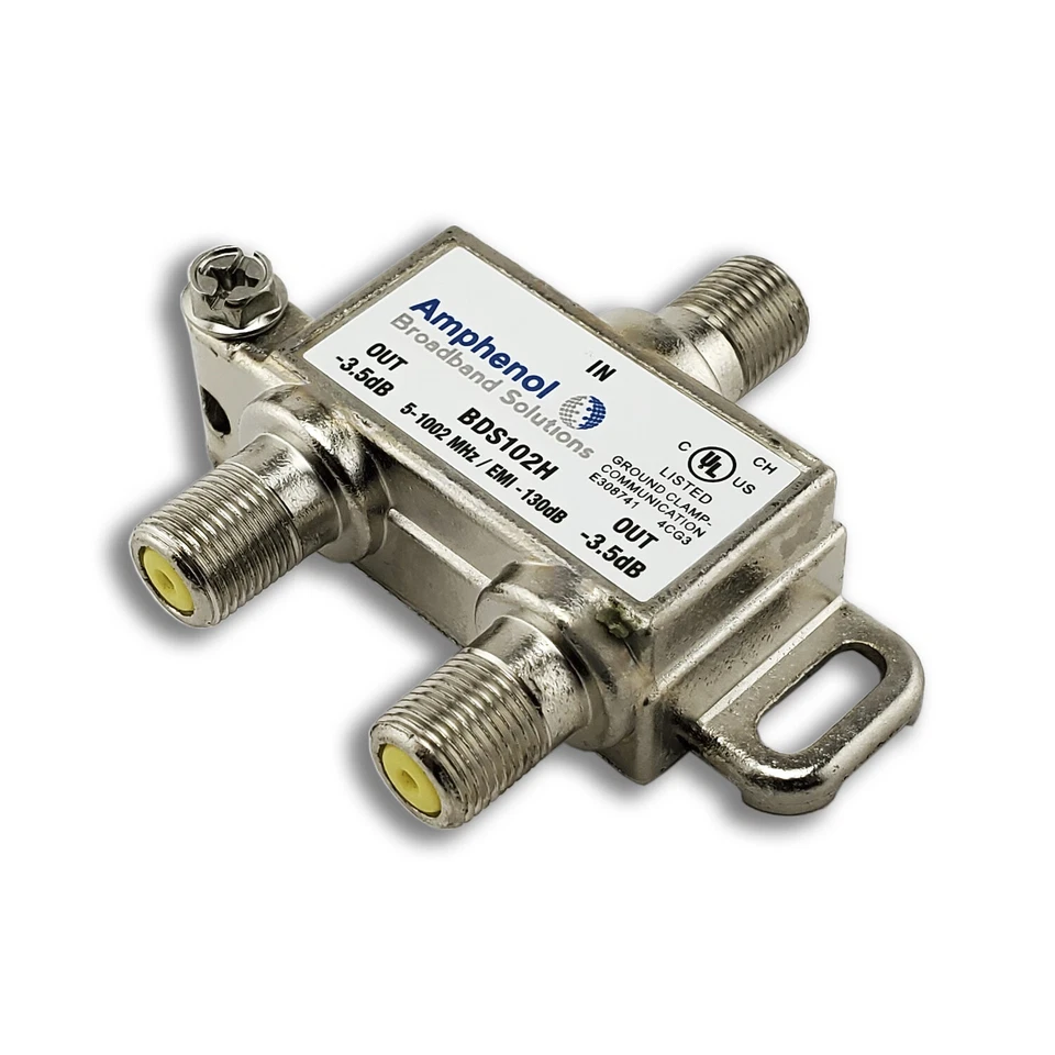 Extreme/Amphenol 2-Way Digital 1Ghz High Performance Coax Cable Splitter BDS102H - Image 3 of 4