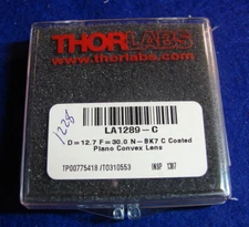 Thorlabs LA1289-C - 1/2" - Plano-Convex Lens, f = 30 mm, AR, 1050 - 1700 nm