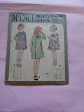 Antique Sewing Pattern 5266 Girl's Dress