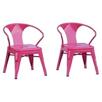 Reservation Seating Kids Steel Chair Pink One Size on sale Reservation Seating Kids Steel Chair Pink One Size on sale