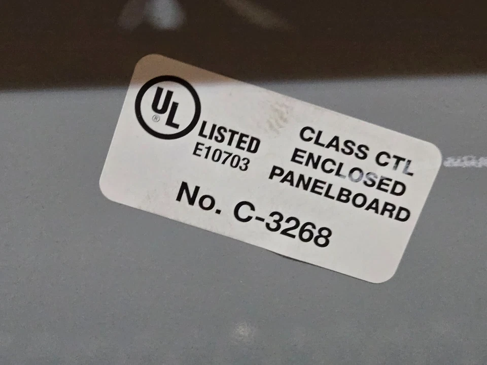 Class CTL Enclosed Panelboard C-3268 | E10703 | 4740081 - Image 2 of 4