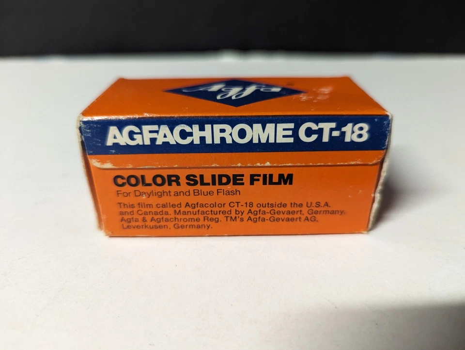 Agfa Agfachrome CT18 135-20 20 EXPOSURES EXPIRED. Apr 1975 - Image 2 of 4
