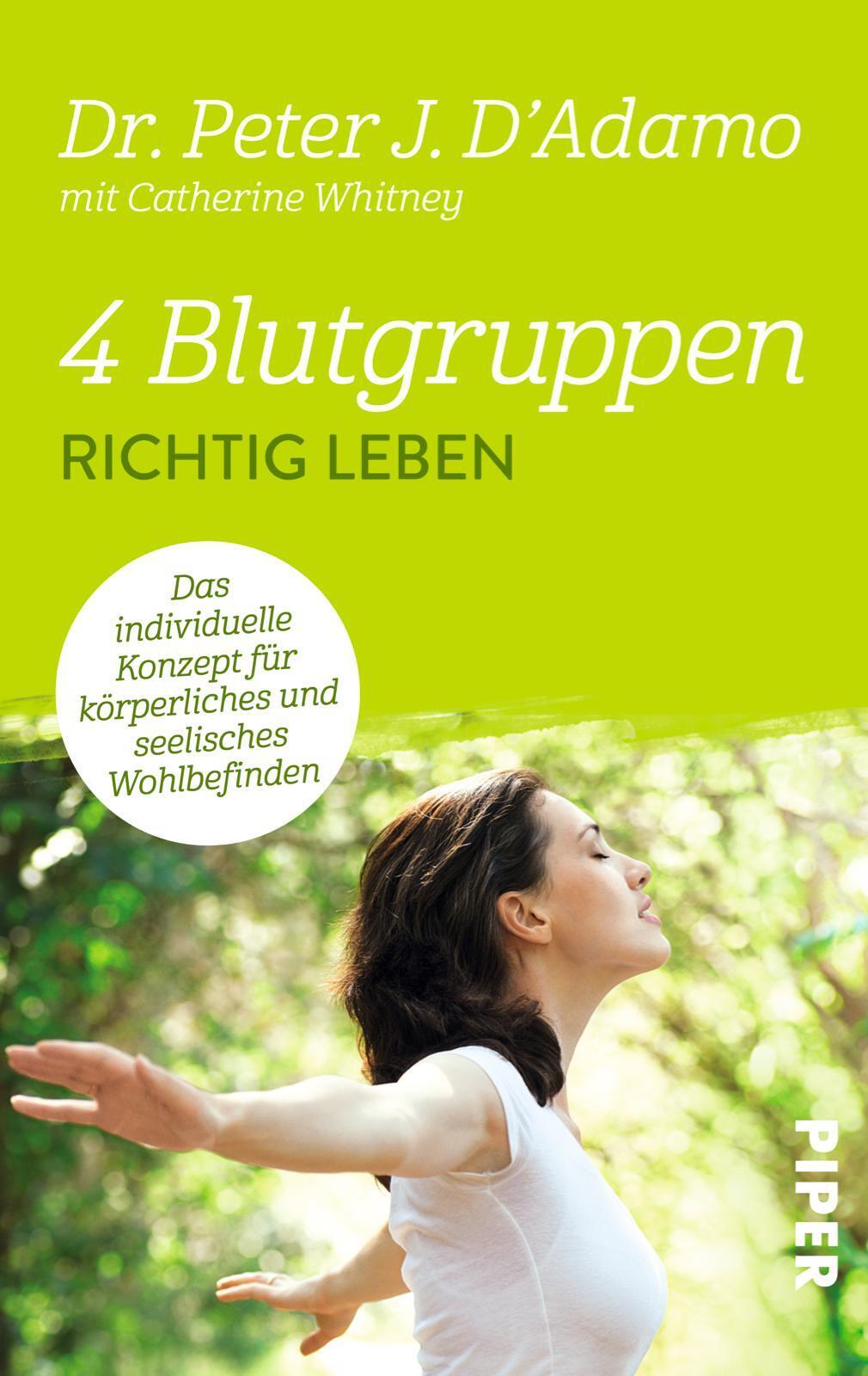 Thumbnail - 4 Blutgruppen - Richtig Leben | Peter J. D'adamo | Taschenbuch | 560