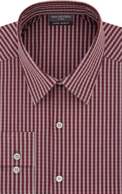 New Mens Van Heusen Flex 3 Slim Fit 4-Way Stretch Dress Shirt MSRP $60 | eBay New Mens Van Heusen Flex 3 Slim Fit 4-Way Stretch Dress Shirt MSRP $60 | eBay