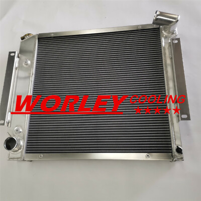 3 Row aluminum radiator for International Scout II&Pickup 5.0L 5.6L V8 1970-1981