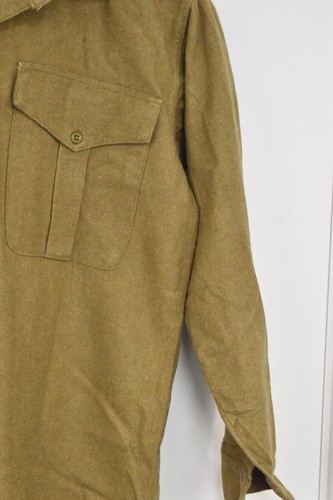 British Army 1951 Pattern KF Hairy Mary Wool Combat Shirt – Size 40" Dated 1952 - 第 18/24 張圖片