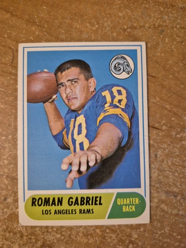 1968 Topps #132 Roman Gabriel Card