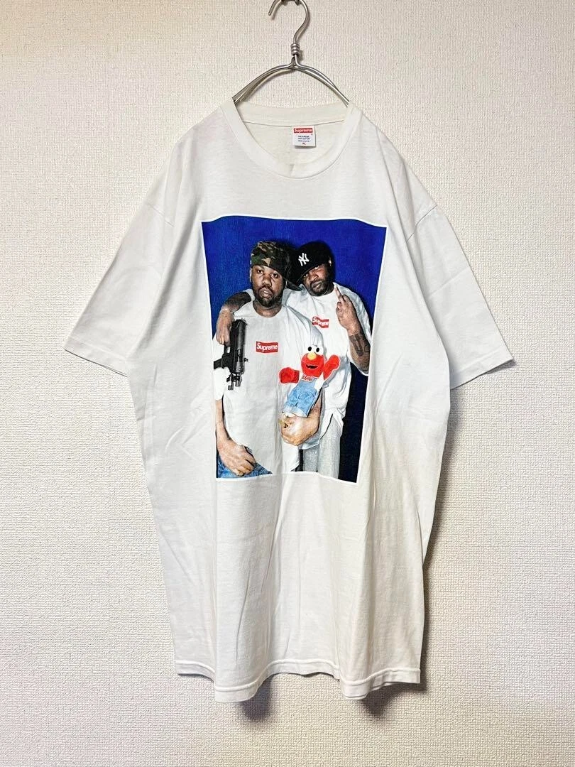 T shirt blanc Supreme Ghostface Killah Raekwon 05Fw Elmo Photo Taille:XL