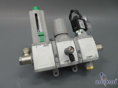 Pneumax elektrisches Absperr-/Abschaltventil T171BVEB5 u. Druckregler T171BRD