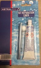 60 unidades de kit reparador  liner  astrapool bajo el agua