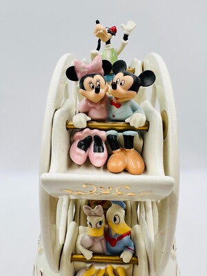 DISNEY MICKEY AND FRIENDS LENOX Holiday Ferris Wheel Christmas