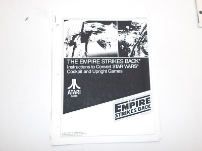 Atari : The Empire Striker Back instruction To Convert Star Wars Cockpit and