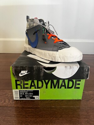 Nike Blazer Mid ReadyMade Size 10.5 Vast Grey/Persian Violet NWB CZ3589 002 NEW