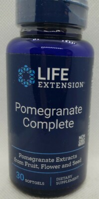 Life Extension Pomegranate Complete [From Fruit, Flower, & Seed] 30 softgels