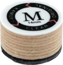Kamui Tan Clear Original - Medium - Layered Pool Cue Stick Tip - FAST  SHIPPING!