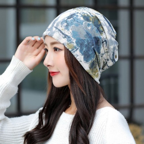 Womens Pile Pile Cap Breathable Turban Chemotherapy Confinement Cap Outdoor Cap` - Picture 14 of 50