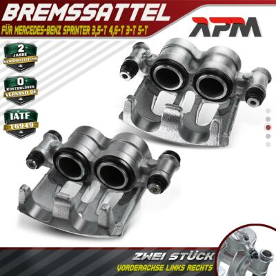 2x Bremssattel Vorne L+R 48mm für Mercedes Sprinter 906 3,5-T VW Crafter 30-35