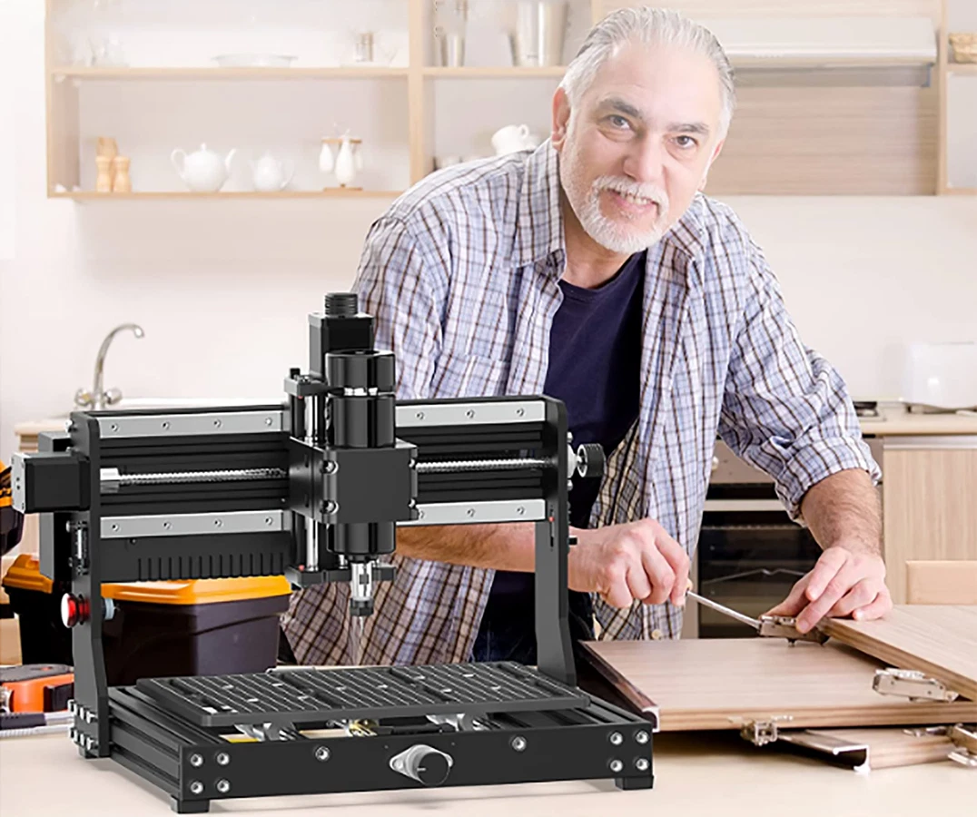 Cnc router on sale with laser engraver