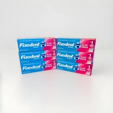 6 Pack Fixodent Complete Denture Adhesive Cream, Original, 0.75 oz