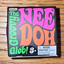 Schylling Nee Doh Groovy Glob Squeeze Toy, Purple, Ages 3 , Age Level 3-4
