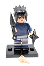 2 inch Custom, Sasuke Uchiha Miniature Figure with Base, New/Mint