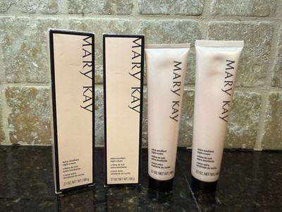2 Mary Kay Extra Emollient Night Cream NEW FULL Size FREE SHIPPING 2 Boxes