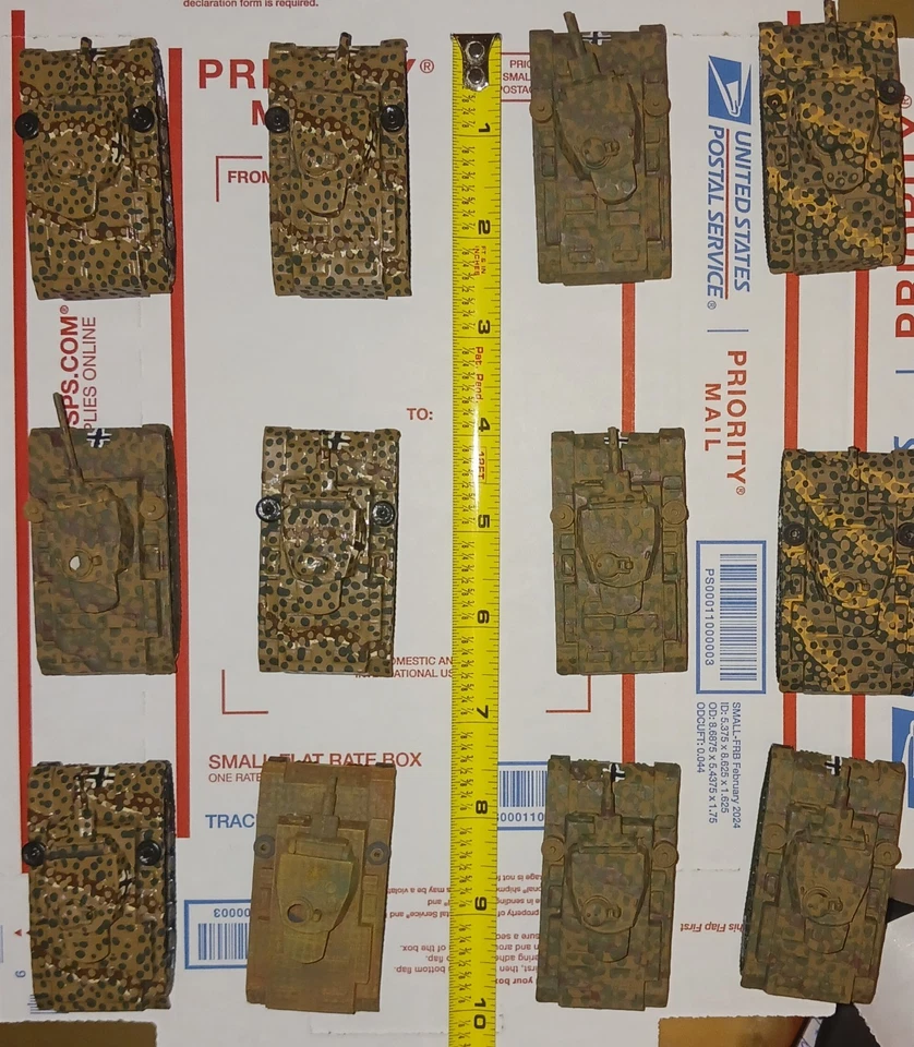 (G-26) 6 tanques Roco Panzer III y 6 tanques EKO Panzer III. Pintado. Faltan piezas. Foto 2 de 4