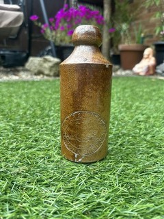 Lovatts 10 Stoneware Ginger Beer/Stout Bottle Brown Country/ vintage kitchen