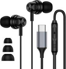 USB C Samsung Headphones Wired Earbuds for Samsung Galaxy A16 A36 5G A56 A15