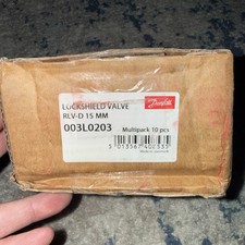 10 x Danfoss RLV-D Angle Lockshield Valve 15mm Compression Fitting 003L0203 BNIP