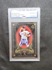 2007 SP Legendary Cuts Nolan Ryan #96 Blue Ink On-Card Auto PSA 10