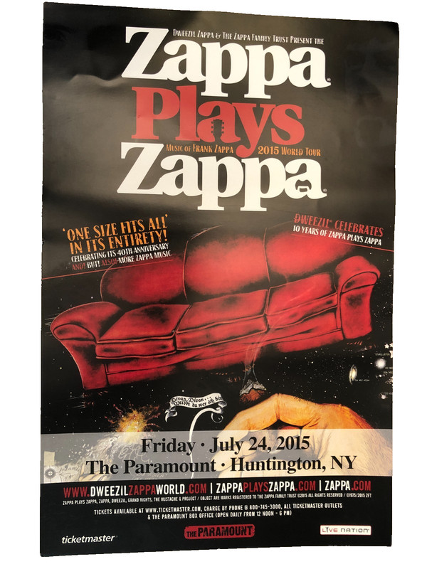 Zappa play Zappa concert poster
