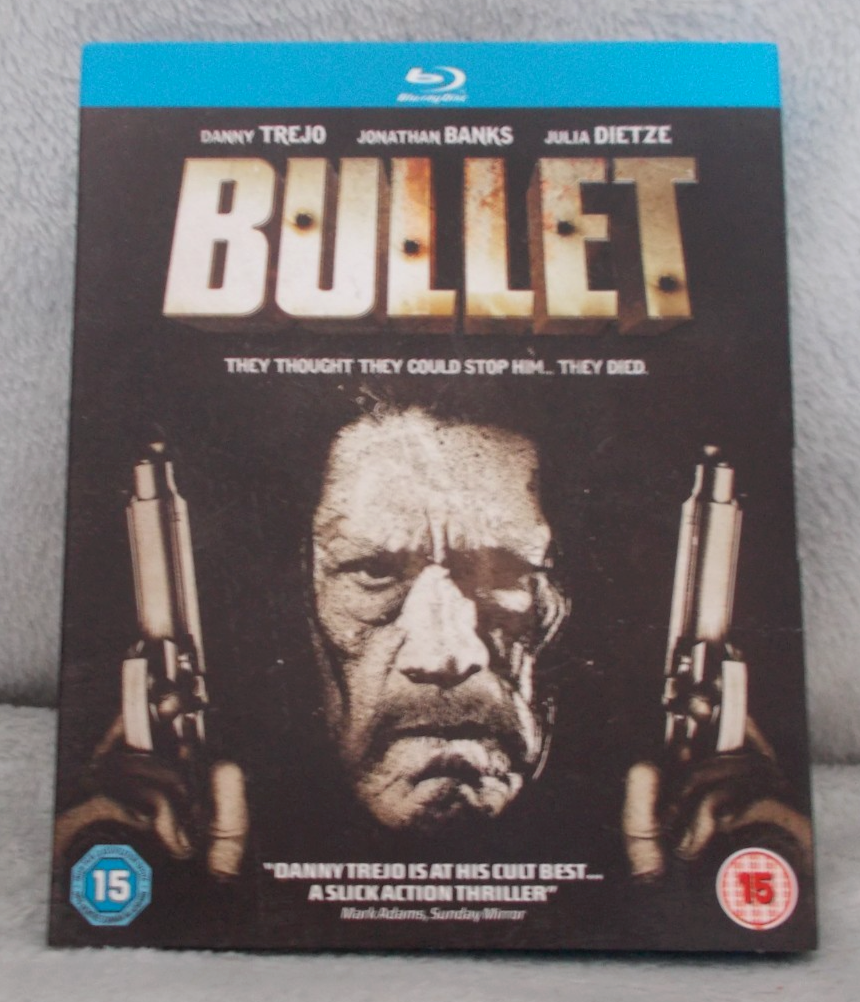 Bullet (Blu-Ray, 2014) + Slipcase - Danny Trejo / Jonathan Banks