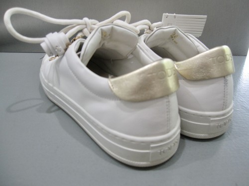 Tod’s Sportivo Ganci Tassel Sneaker White Gold Multi Size 38 US 7.5 Sale - Picture 5 of 9