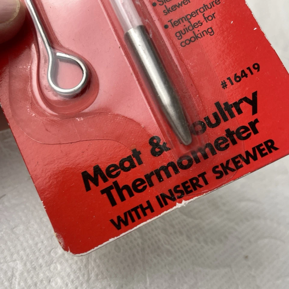 Pyrex Meat Thermometer New In Package Vintage Model 16419 - Image 2 of 4