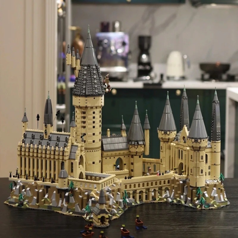 Château d'école magique maquette 6020 pièces jeu de construction adulte XXL