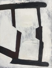 ‘broken Back’ Original Painting On Wooden Board Made With Acrylics And Plaster