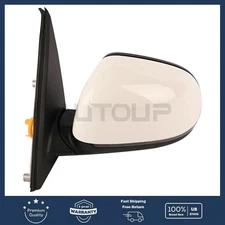 For BMW X5 2014-2018 WHITE LEFT MIRROR DRIVER MIRROR W/ SIGNAL