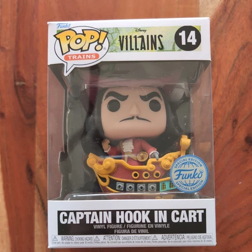 Funko Captain Hook in Cart Pop #14 Disney Villains Funko Special Edition
