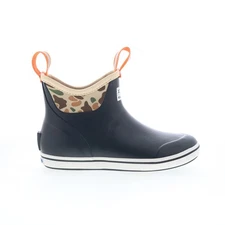 Xtratuf Ankle Deck Boot 6" Waterproof HADB0CAM Mens Black Fishing Boots