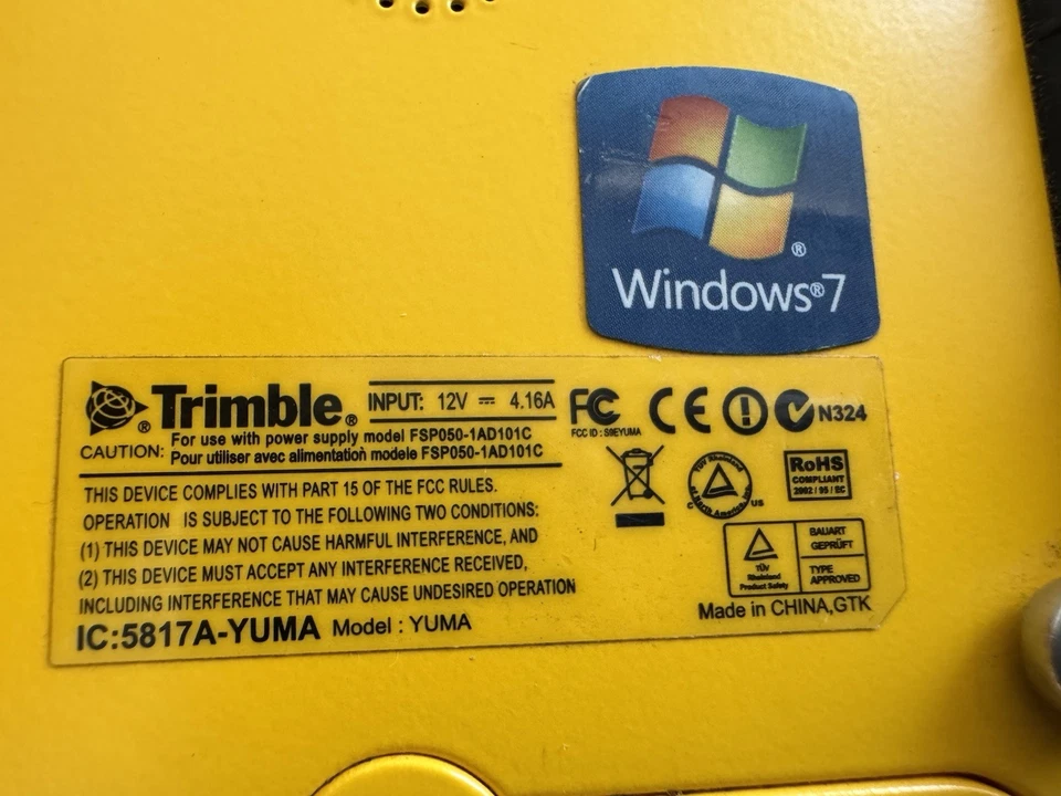 Trimble Yuma 2 Rugged Tablet Computer - Image 3 of 4