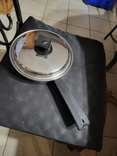 Inkor 3 Ply Stainless Steel 8 In Skillet w/Royal Queen Lid 1Qt  USA