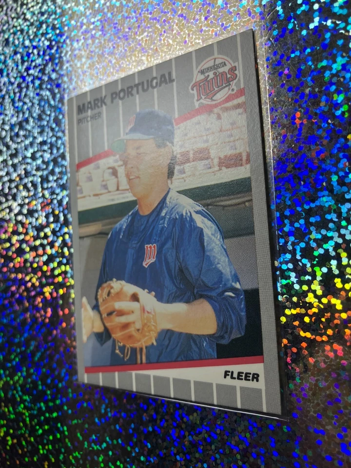1989 Fleer Baseball Base 123 Mark Portugal - Image 3 of 4