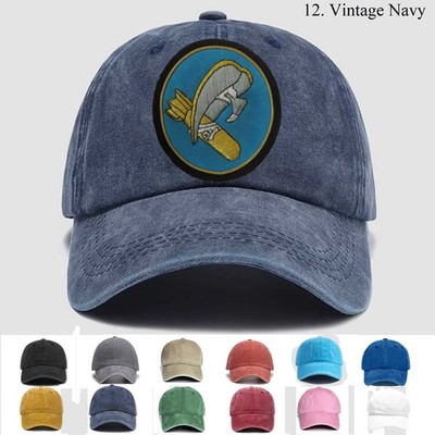 Customized Personalization Embroidered Hat 740th Bomb Squadron, Trucker Hat,Gift