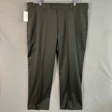 Perry Ellis Portfolio Men's Premilux Dress Pants Size 38x29 Charcoal NWT