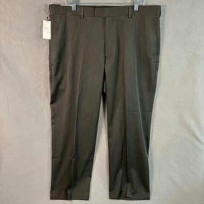 Perry Ellis Portfolio Men's Premilux Dress Pants Size 38x29 Charcoal NWT